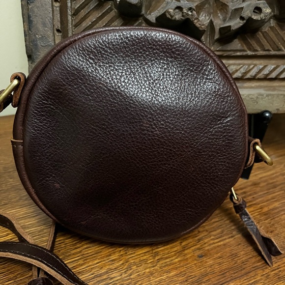 Portland Leather Coldbrew Smalll Circle Crossbody Bag - Picture 2 of 3